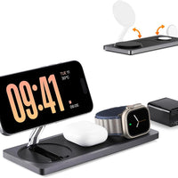 PETINO 3 in 1 Wireless Charging Station for Apple Devices with MagSafe