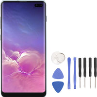 for S10 Plus Screen Replacement LCD, OLED Display Digitizer Assembly with Frame, Fingerprint & Repair Tool, for S10 Plus