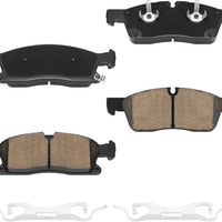 HECHENQICHE D1455 Front Ceramic Brake Pads Kit Fit For Dodge Durango 2011-2016, For Jeep Grand Cherokee 2011-2016, For J