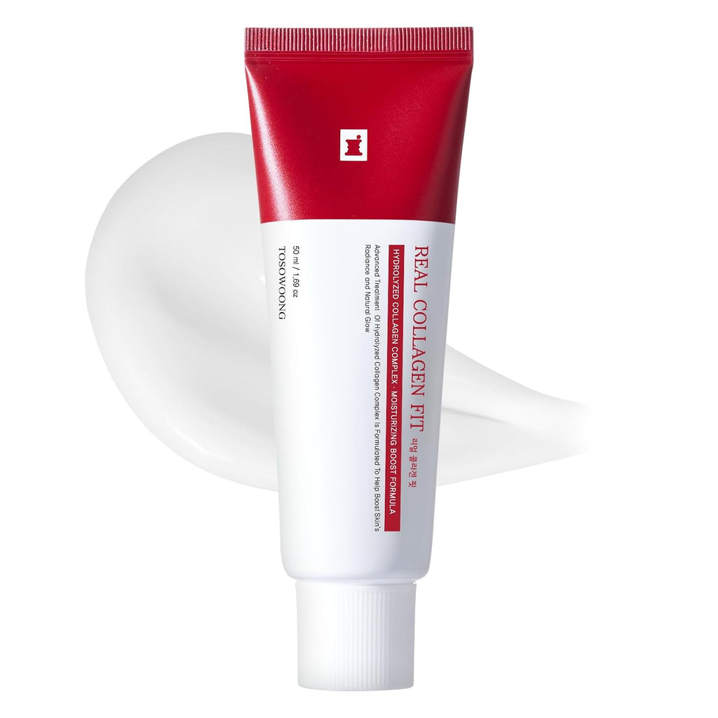 TOSOWOONG Real Collagen Fit, Easy Peel-Off Mask for Firming, Glass Skin