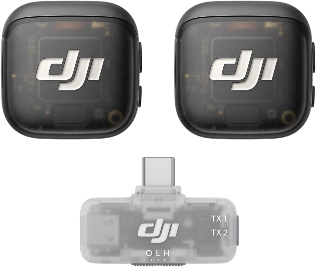 DJI Mic 3 (2 TX + 1 Mobile RX), Wireless Microphone