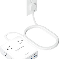 Olcorife 230W USB Power Strip, 4 AC Outlets 8 USB Ports(4 USBC),5 FT Cord