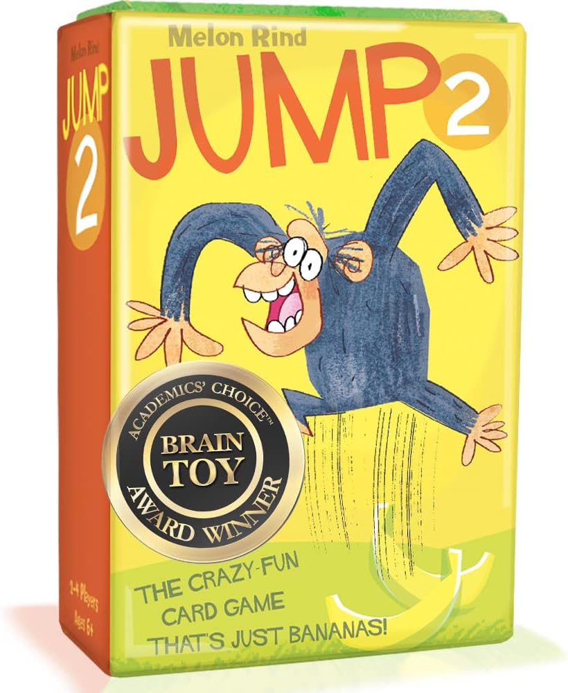 Melon Rind Jump 2, Math Game for Kids Learning Multiples of 2, Lively Card Game, a Fun Math Activity for Boosting Confid