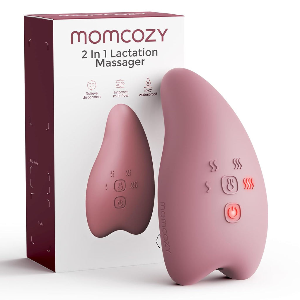 Momcozy A1Pro Masajeador de Lactancia con Calor y Vibración Profunda
