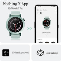 CMF BY NOTHING Watch 3 Pro Smart Watch for Men Women, Bluetooth Call AI Energy Score, 1.43” Heart Rate Tracking, Sleep Monitor, GPS & 130 Sport Modes, Fitness Tracker for Android IOS, IP68 Light Green