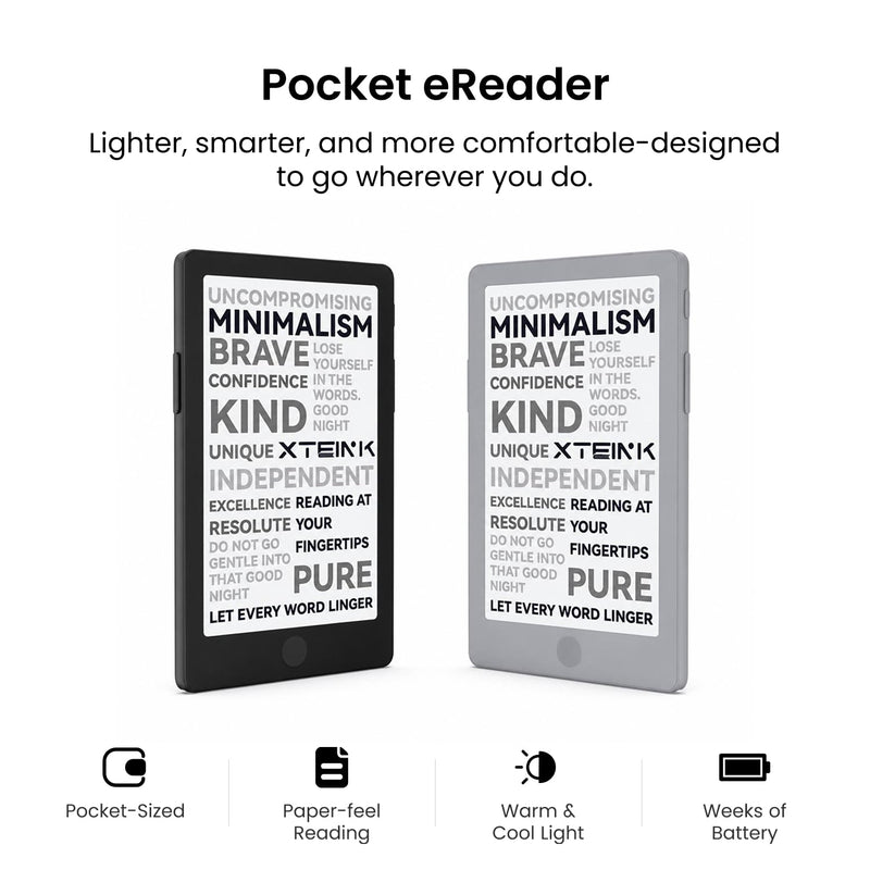 XTEINK X4 Pro eBook Reader 4.3" E-Ink 16GB - Space Black