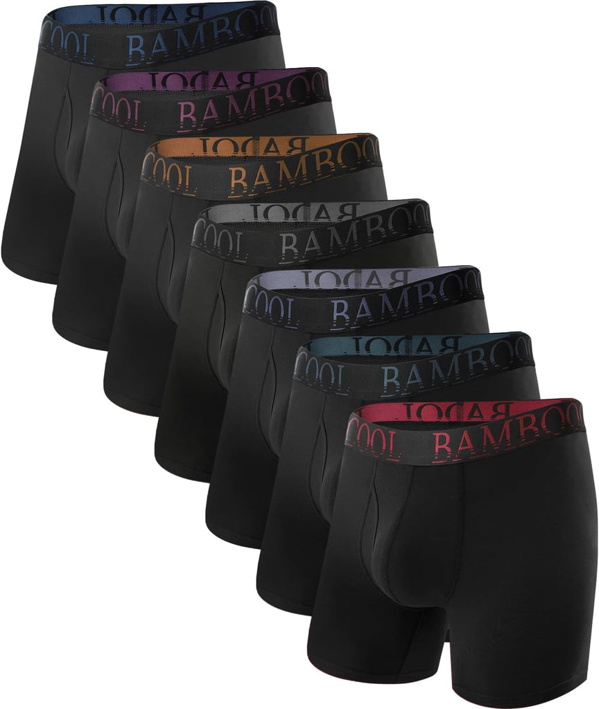 BAMBOO COOL Ultra Soft & breathable Mens Underwear Boxer Briefs Pack