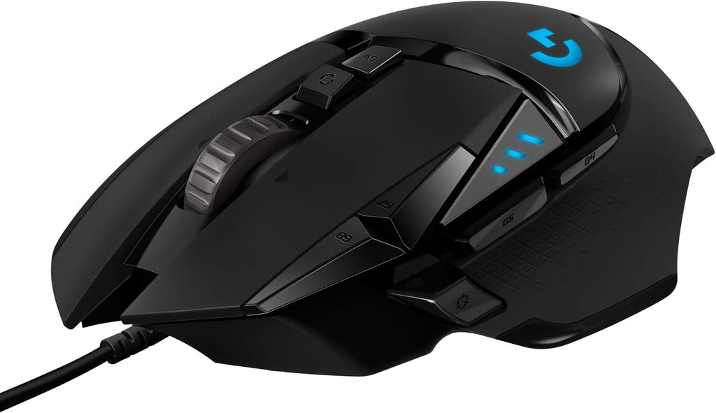 Logitech G502 Hero Wired Gaming Mouse - Black