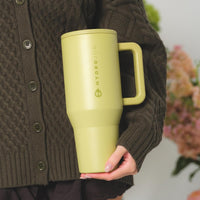 HydroJug Traveler - 40 oz Water Bottle with Handle & Flip Straw