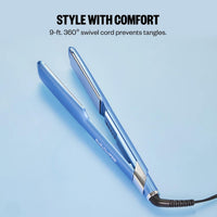 BaBylissPRO Nano Titanium Ultra-Sleek Hair Straightener, Flat Iron for All Hair Types✅ El alisador de pelo BaBylissPRO ultra elegante de 1 1/2 pulgadas ✅ Placas de titanio ultrasuaves y duraderas para