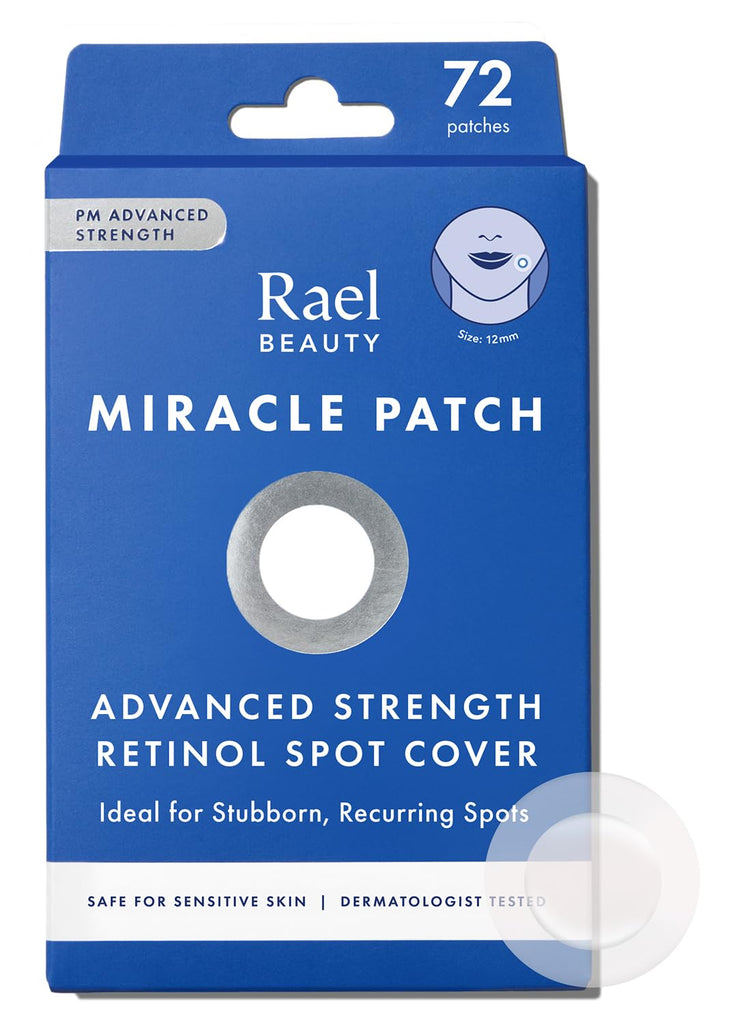Rael Miracle Retinol PM Spot Cover Hydrocolloid Acne Pimple Patches (72 Ct)