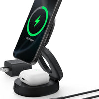 Belkin Qi2 15W Wireless Fast Charging Station, 2 in 1 iPhone Charger