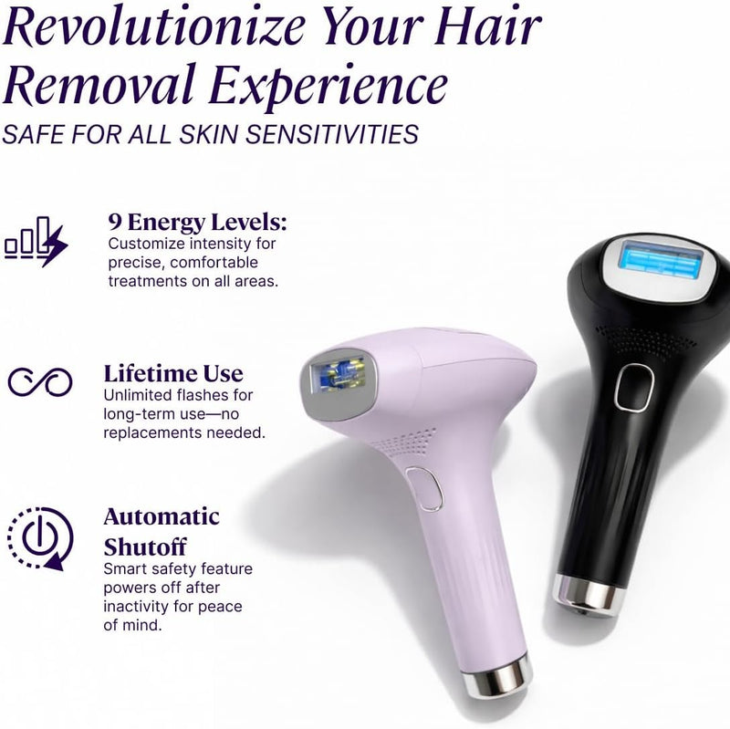 MICHAEL TODD Beauty - Depilación láser IPL Lumos para mujeres y hombres, tecnología Coolmax de 50 °F, 999,999 flashes, 3 en 1 con sensor de piel para depilación casi indolora y permanente