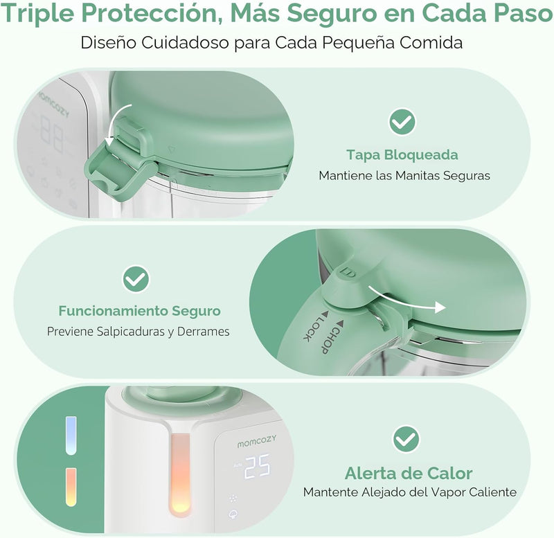 Momcozy AutoMeal Procesador de Alimentos para Bebés