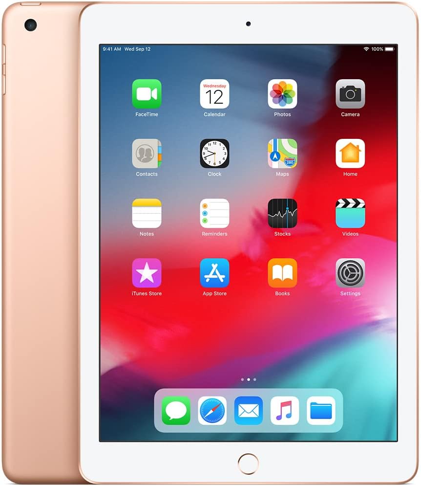 Apple 2018 iPad (9.7-inch, Wi-Fi, 32GB) - Gold (Renewed)