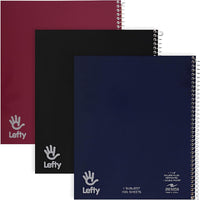 ROARING SPRING Left Handed Notebook, 1 Subject, 11x9, College Rule, 3 Pack