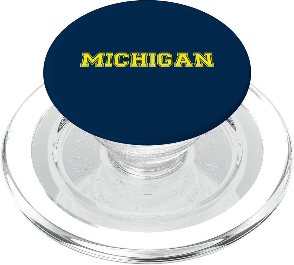 College University style Michigan Sports Gift PopSockets PopGrip for MagSafe