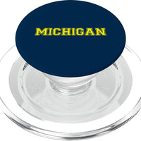 College University style Michigan Sports Gift PopSockets PopGrip for MagSafe