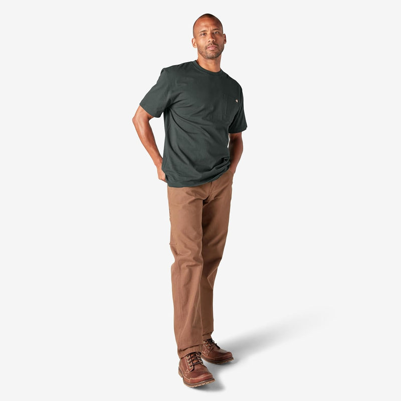 Dickies Men's Heavyweight Heathered Short Sleeve Pocket T-Shirt