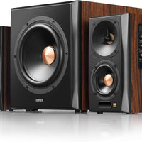 Edifier S360DB Bluetooth Bookshelf Speaker with Subwoofer, Wireless Speakers with 155W RMS Output, Premium 2.1 Audio System for Gaming Rooms, Living Room, and Dens