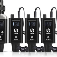 LMBGM A9 UHF Wireless in Ear Monitor System, Mono IEM Transmitter & Beltpack Receiver, 30M Range Low Latency, Profession