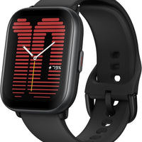 Amazfit Active Smart Watch 42mm, AI Fitness Tracker & Sleep Coach, GPS, Amazon Alexa Built-in, Bluetooth, 14-Day Battery, 120+ Sports Modes, Android & iPhone, Black
