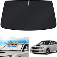 KUST Windshield Sun Shade for 2008-2013 2014 2015 Subaru Impreza WRX/WRX STI Custom Fit Sunshade Accessories Foldable Su