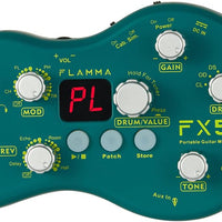 FLAMMA FX50 Practice Guitar Pedal Multi Effects Pedal Mini Portable with 40 Drum Rhythms15 Effects 32 Patches Tuner Func