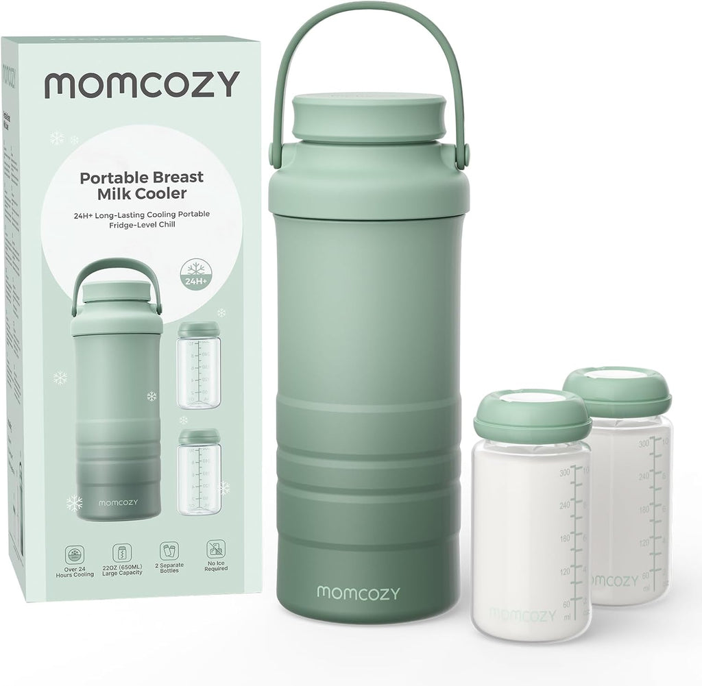 Momcozy Enfriador portátil de leche materna de 22 onzas para exteriores