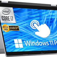 Dell Latitude 5320 2-in-1 Touchscreen Laptop, 13.3" FHD (1920 x 1080) Business Laptop, Quad Core i7-1185G7 up to 4.8GHz,