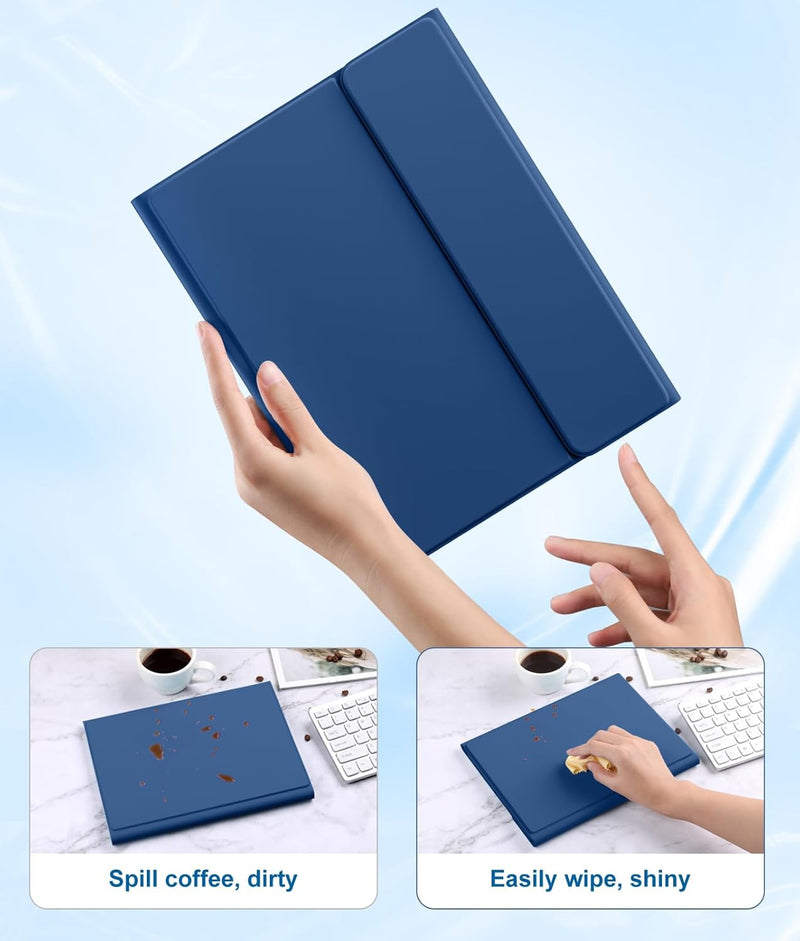 Funda con Teclado Harvopu para iPad 11" (A16) / iPad 10.ª Gen - Azul Marino