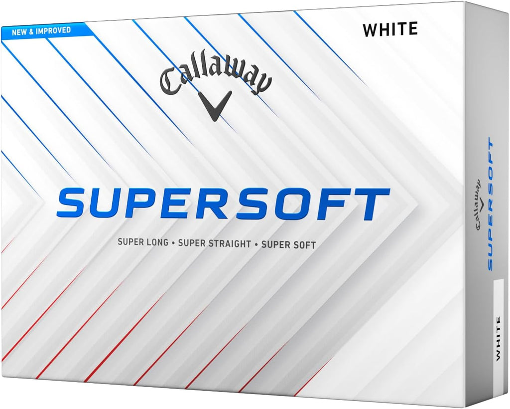 Callaway Golf Supersoft Golf Balls (2025, White)