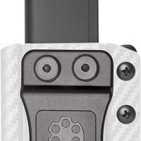 Amberide Universal IWB/OWB Kydex Magazine Carrier for 9mm/.40 & .45 ACP Single and Double Stack Magazines, Adjustable Re