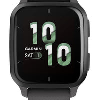 Garmin Venu® Sq 2 GPS Smartwatch - AMOLED Display, All-Day Health Monitoring, Long Battery Life, Activity & Heart Rate Tracker, Slate and Shadow Gray