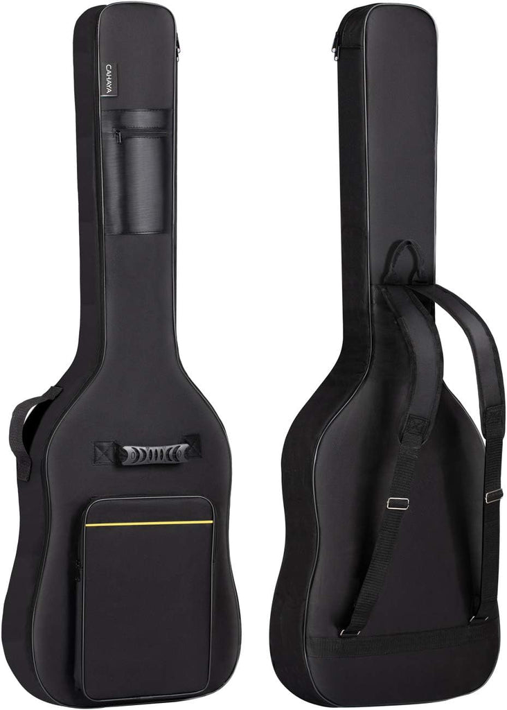 CAHAYA Bass Guitar Case Gig Bag 0.3in Thick Padded Soft Electric Bass Case