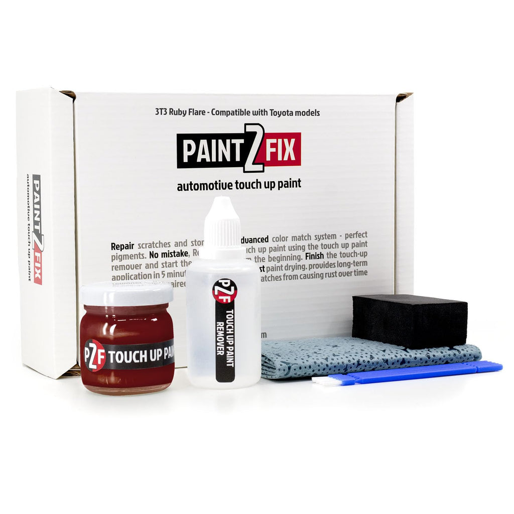 3T3 Ruby Flare Touch Up Paint Kit for Toyota 1.35 fl oz