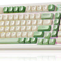 AULA S99 Gaming Keyboard, Wireless Green Creamy Computer Keyboards