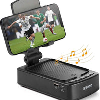 Gifts for Men Women, Phone Stand with Bluetooth Speaker BT5.3, Gifts for Him Dad Who have everything, Phone Holder with