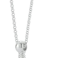 MATEO New York Sterling Silver Sword in Pearl Necklace