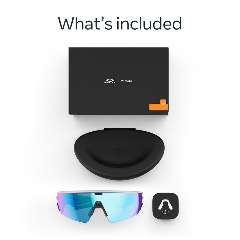 Oakley Meta Vanguard - White · Prizm Sapphire