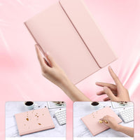 Funda con Teclado Harvopu para iPad 11" (A16) / iPad 10.ª Gen - Rosa Claro