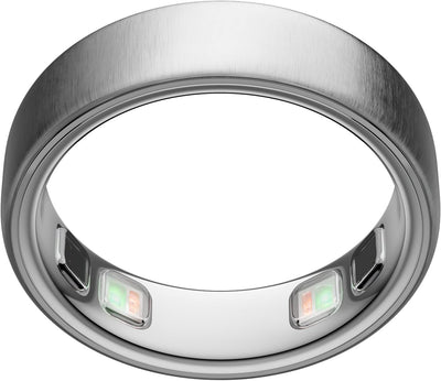 Oura Ring 5 - Anillo Inteligente de Salud y Sueño - Plata Cepillada