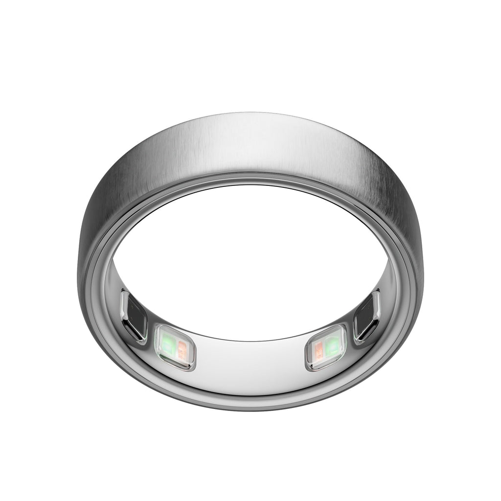 OURA Ring 5 Smart Ring - Brushed Silver - Size 10 - Fitness & Sleep Tracker