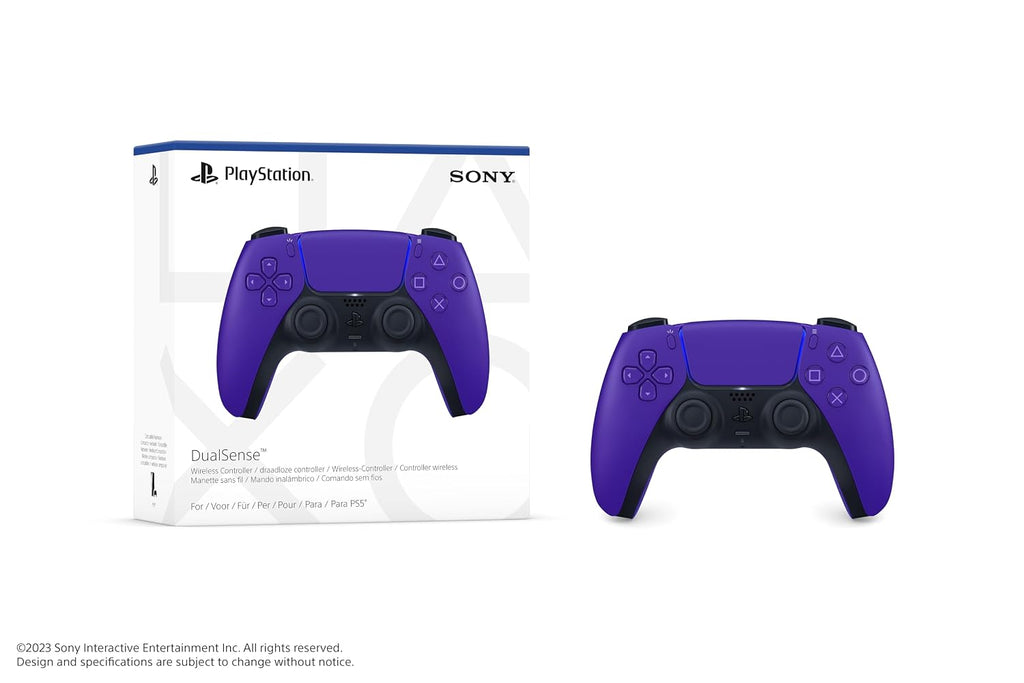 PlayStation Sony 5 DualSense Wireless Controller, 3006396 - Galactic Purple (Renewed)