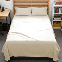 Full XL Sheets - 4 Piece Full XL Sheet Set - Cool & Breathable - Off White