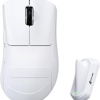 ATTACK SHARK V8 8K Wireless Gaming Mouse Whit 42000 DPI-PAW3950 MAX Sensor-59g Lightweight-Nordic54L15 MCU-400h Battery