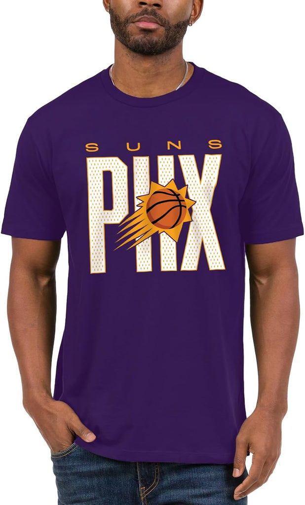 Junk Food NBA - Phoenix Suns City Mesh Adult SS T-Shirt Purple