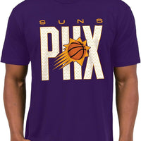 Junk Food NBA - Phoenix Suns City Mesh Adult SS T-Shirt Purple