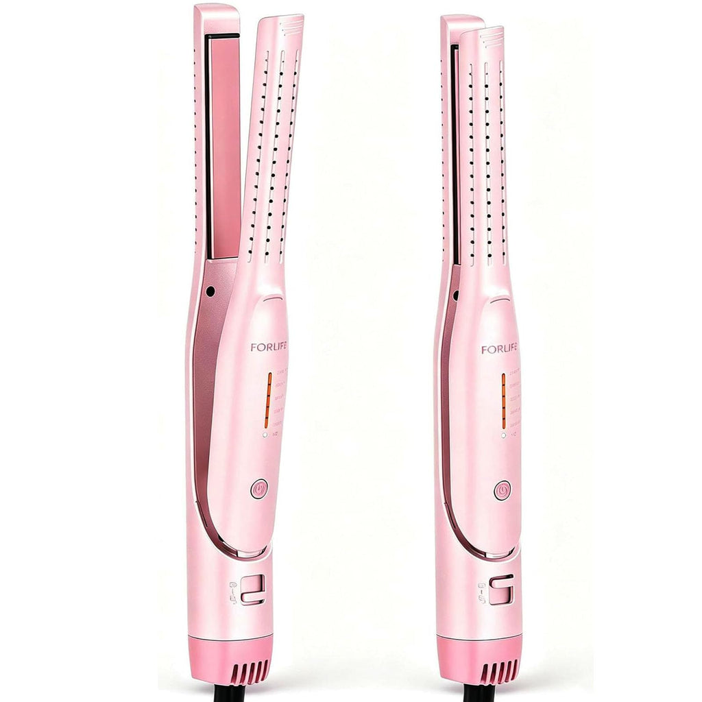 FORLIFA Curling Iron for Short Hair, Cool Curl Pencil Flat Iron, 2-in-1 Hair Curler and Straightener for Short Hair, Pix