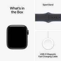 Apple Watch SE 3 [GPS + Cellular 40mm] Smartwatch with Midnight Aluminum Case with Midnight Sport Band - S/M. Fitness and Sleep Trackers, Heart Rate Monitor, Always-On Display, Water Resistant